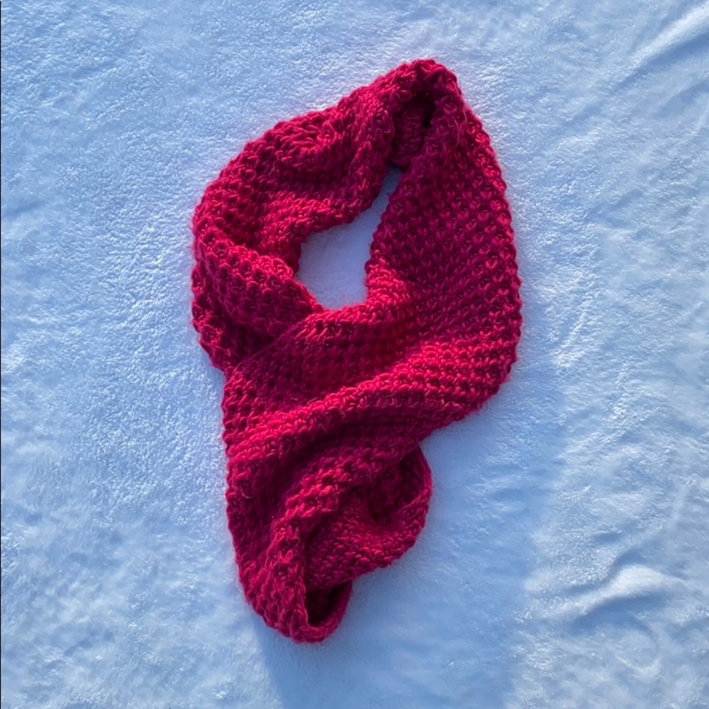 Pink scarf